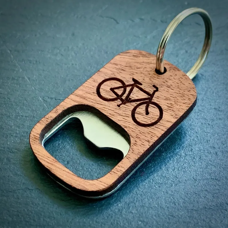 Wooden Bike - Key Ring and Bottle Opener